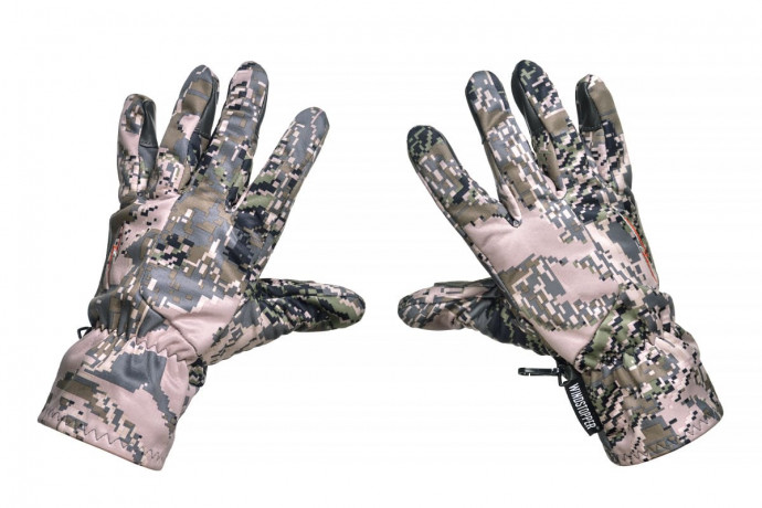 Перчатки KING HUNTER Wind Camo Grey