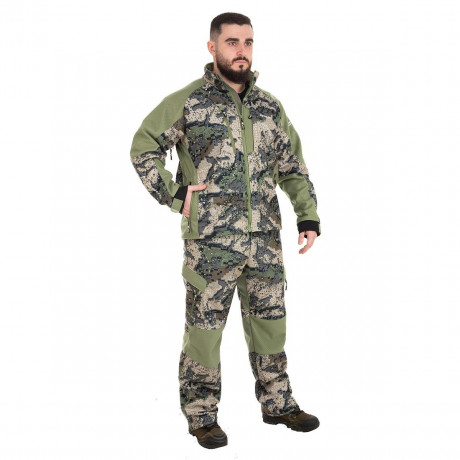 Костюм NISUS Matrix демисезонный цв. зеленый пиксель