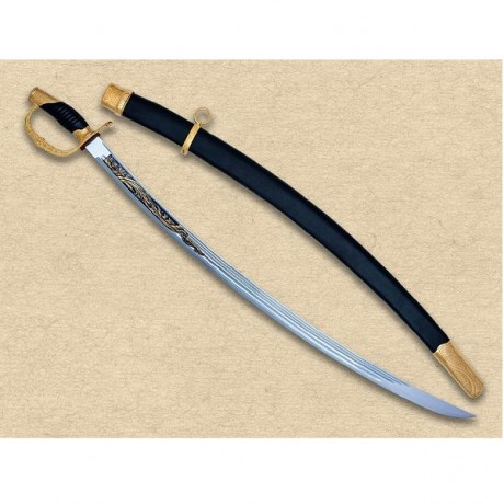 Шашка офицерская сувенирная золоченая Российская