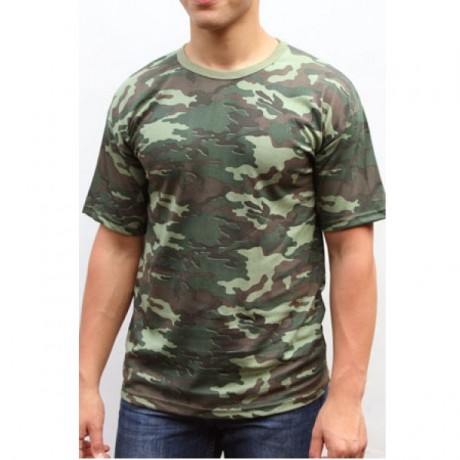 Футболка флора зеленая