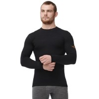 Футболка Norveg Classic длинн рукав, кругл ворот, черный