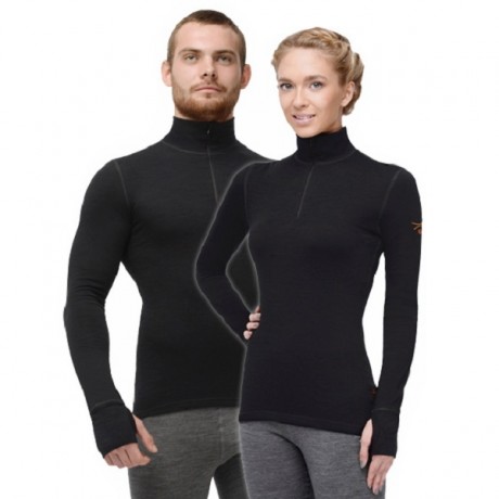 Футболка Norveg Hunter длинн рукав, высок ворот на мол, черный