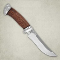 Нож Росомаха карельская береза алюминий 100х13м