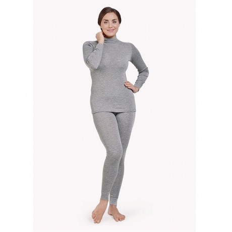 Термобелье ISLAND CUP футболка + легинсы цвет серый меланж женское