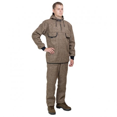 Костюм Вепрь из сукна серый