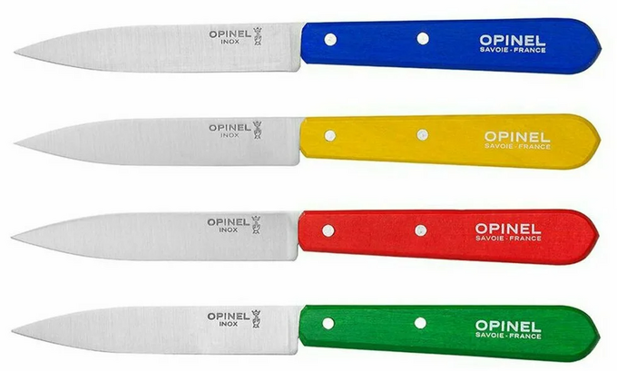 Нож Opinel №112 ст.нерж набор кухонный 4шт