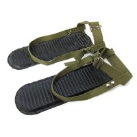 Крепление для лыж брезент, амортизатор, носковой и пяточный ремень