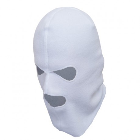Шлем-маска Самурай флис белый